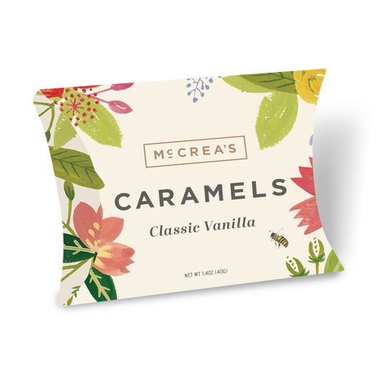 Classic Vanilla Floral Pillow Box